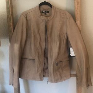 Mo-ka faux leather jacket